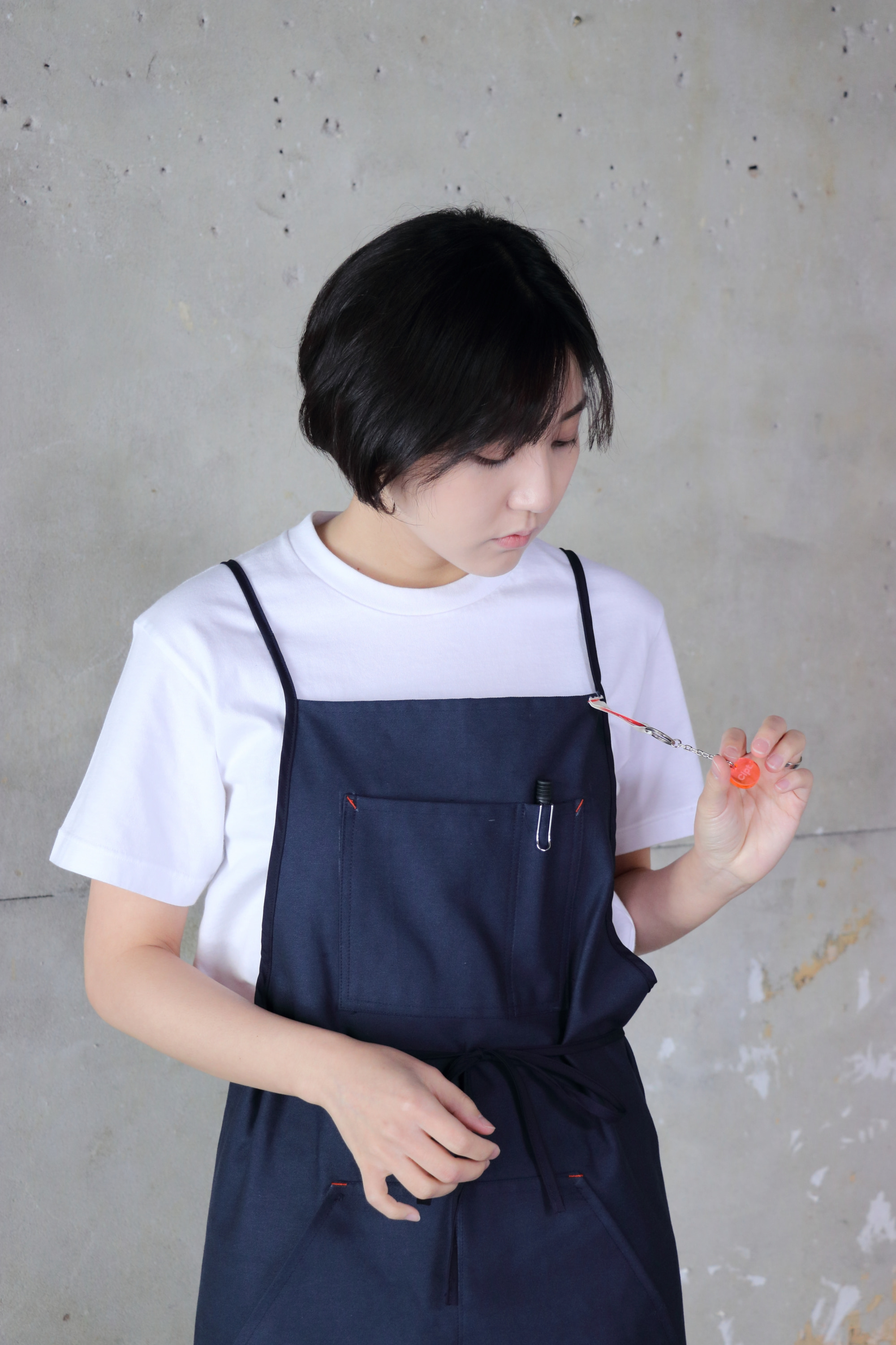 labour Workers apron H Navy