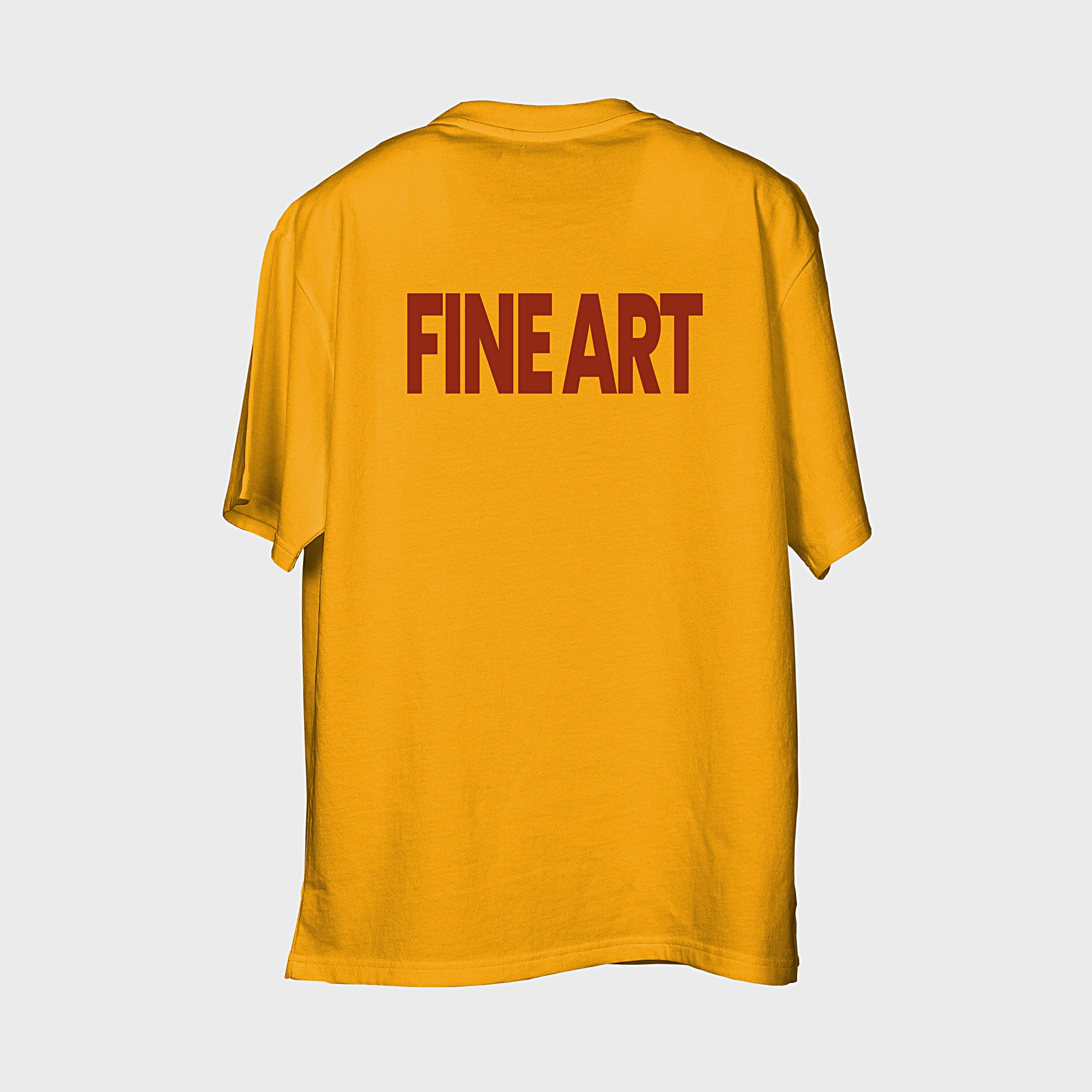 Fine Art T-shirt : Mustard