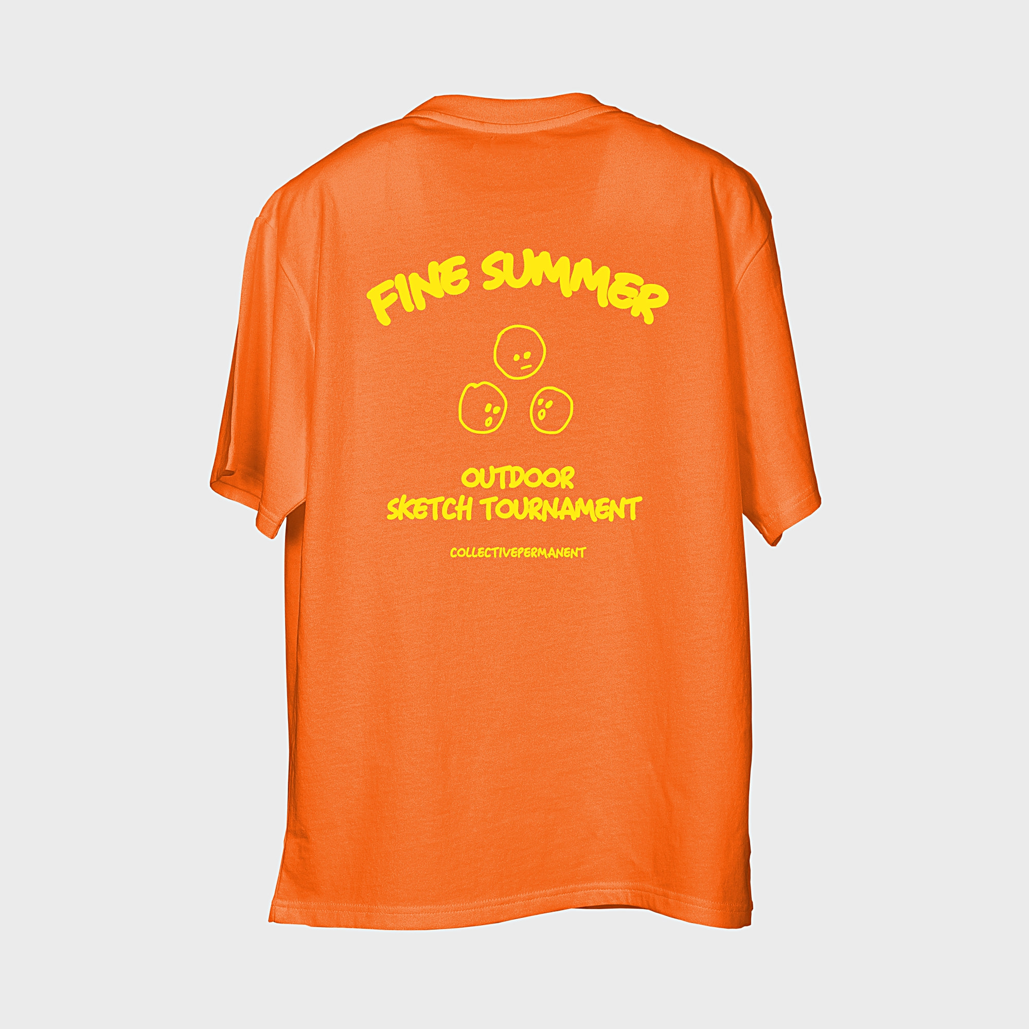NEON Triplets T-shirt : Orange